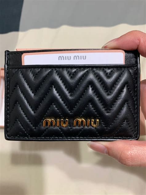 miu miu card holder cherry|Card Holders For Women .